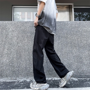 2024夏季新款港风美式ins潮牌高街直筒休闲裤男长裤子 ZK3602-P42图片