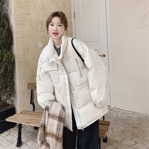 现货！韩版中长款可收腰90白鸭绒羽绒服8857-P295-K389图片