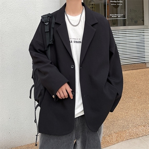 秋季轻奢西装男帅气高级感雅痞西服休闲宽松外套A071-X07-P85,西装裙搭配短发型图片