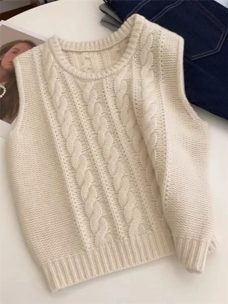 2025年秋季百搭时尚百搭通勤简约马甲，女装马甲，德聚羊绒