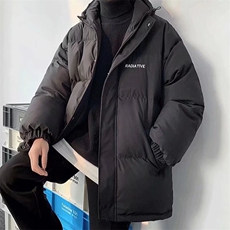 棉服外套男冬季加绒加厚韩版潮流面包服ins潮牌宽松高街棉衣棉袄，男装棉衣，星座1210-1