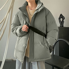 现货抖音得物可供视频三防加厚羽绒连帽棉衣外套面包棉服MY8095，男装棉衣，电商A486