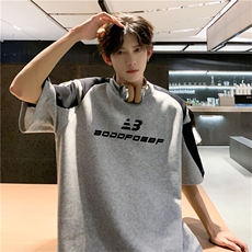 C464-P39设计感小众短袖T恤男夏季新款潮牌ins宽松休闲上衣现货，男装T恤，星座512-6