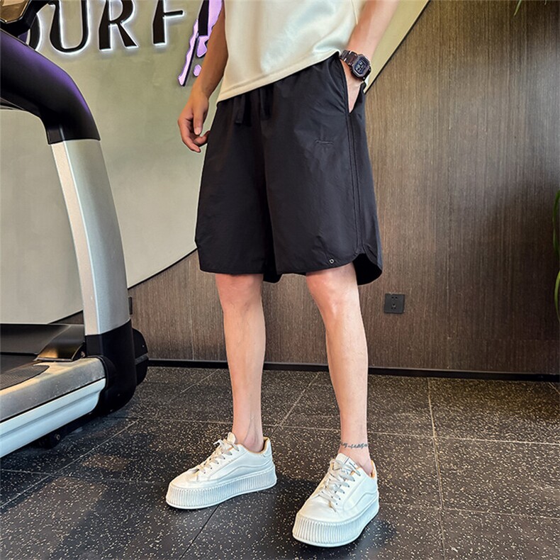 2025新款夏季短裤男宽松直筒速干透气休闲五分裤A313-DK6166-P48，男装休闲裤，电商A313