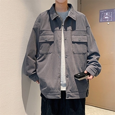 港风灯芯绒工装夹克男上衣外套JK761特P65，男装夹克，星座1204-3