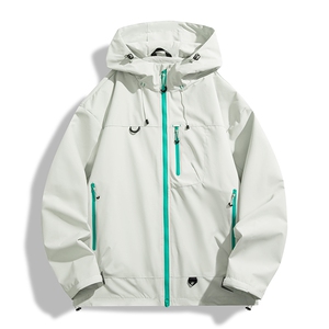 机能冲锋衣情侣外套登山服户外工装连帽小众运动夹克防风7870-P45图片