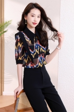 现货时尚套装女2026年夏季新款女装设计感气潮流质印花清凉两件套，女装套装/套裙，尚洛菲