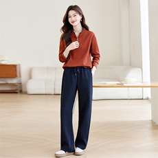 长期有货休闲套装女2026春装新款弯刀裤洋气妈妈两件套卫衣，女装套装/套裙，璐依舞