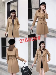 现货供应：秋装新款新面料风衣外套M一XXL,女装风衣,拉思维加丝