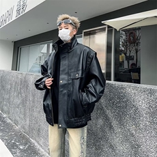 春季新款时尚皮夹克外套LW76P75，男装夹克，星座1116-2