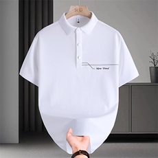 抖音直播夏季男士商务休闲潮流百搭翻领POLO衫短袖T恤2503P42，男装T恤，电商B226