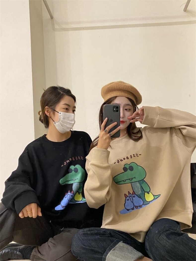 补单小鳄鱼卫衣，女装卫衣/绒衫，唇蔻