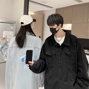 牛仔夹克男大码牛仔外套男茄克 NJ77270-P60加绒款-P75图片