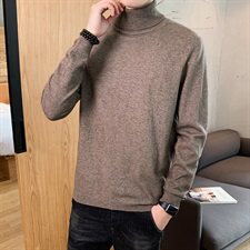 2021秋冬季新款高领毛衣男士韩版潮牌针织毛线打底衫外套DF65T，男装针织衫/毛衣，电商A102