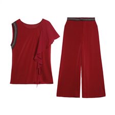 套装/套裙时尚气质百搭宽松优雅通勤两件套休闲，女装套装/套裙，时尚俏佳人