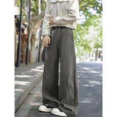 秋季新款美式复古结构拼接弯刀休闲工装裤B315-K25813-特P50控98，男装工装外套，电商B315