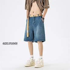 现货夏季休闲牛仔裤短裤DWK51P45，男装牛仔裤，电商D325