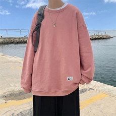 9982P20港风外景2024秋季新款圆领套头卫衣宽松休闲蝴蝶印花潮，男装卫衣，电商A026-1