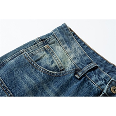 XZ-221/K05/P85美式复古高街工装痞帅锥形直筒宽松休闲牛仔裤，男装牛仔裤，星座221