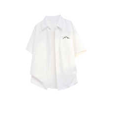 CS1143-特批25控49夏薄款冰丝面料大码短袖衬衫防晒透气外套，男装防晒衣，电商A059