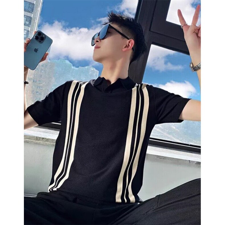美式小个子POLO衫新款夏季纯白色T恤正肩短袖百搭上衣Z93,男装Polo衫,星座1116A-2（原606A-1）