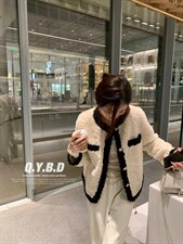 拼接皮毛外套，其它，倩衣百度