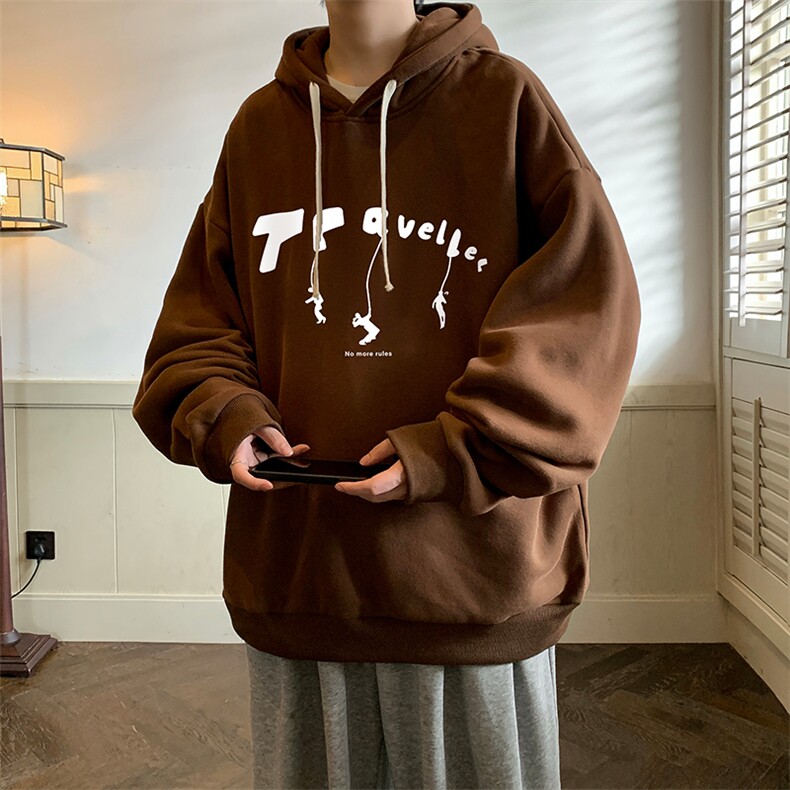 连帽卫衣男大码胖子帽衫大号运动服WY2449-P35,男装卫衣,电商A040