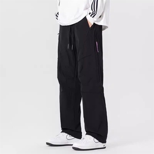 美式户外冲锋裤男冬季户外山系机能风登山运动裤休闲裤图片