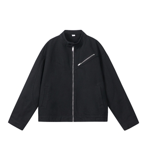 水洗牛仔外套男款春美式痞帅上衣服宽松休闲工装夹克JK1323-P98图片