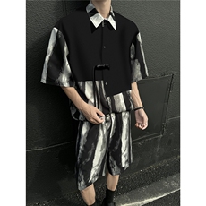 1新中式套装TZ77797特P51衬衫CS77798特P33DK77055特P18大码M-5XL，男装衬衫，星座226-2