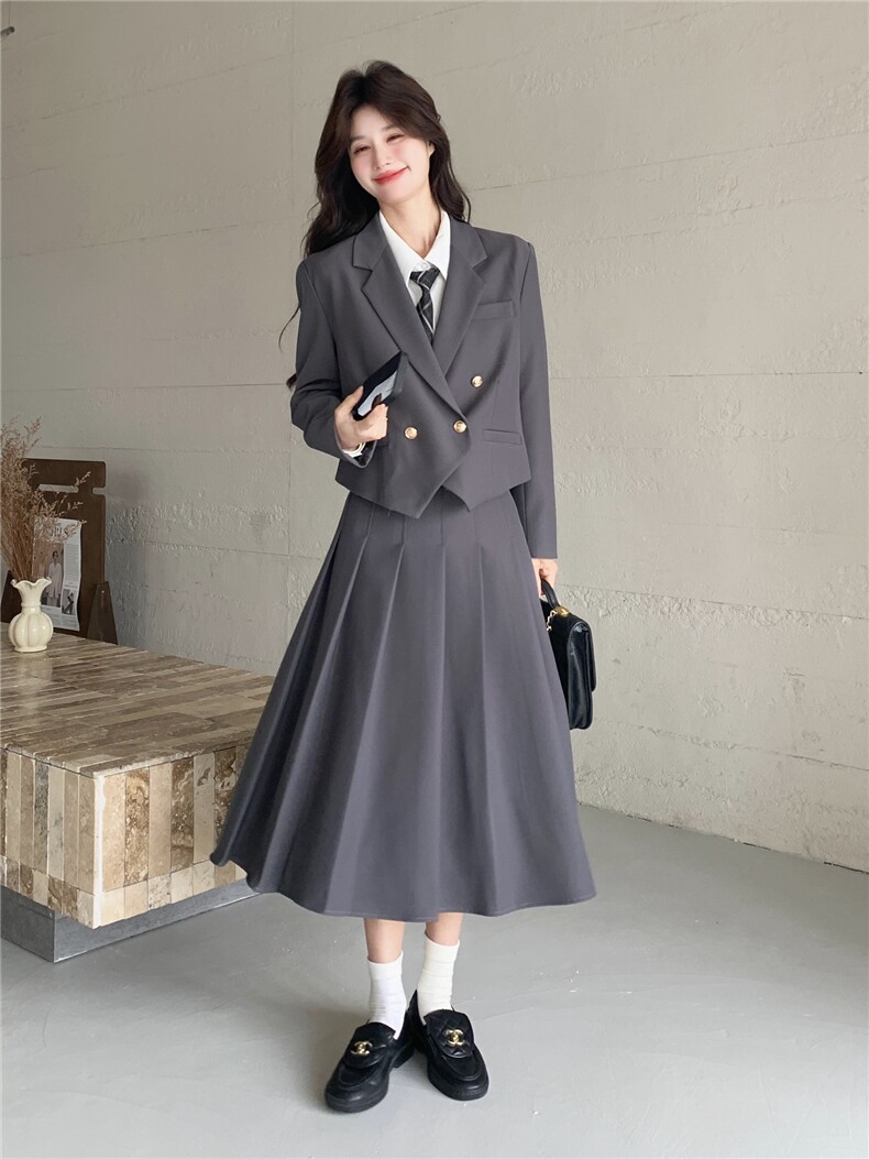 【现货】数据好学院风西装两件套P185-K298，女装套装/套裙，浙宝128A
