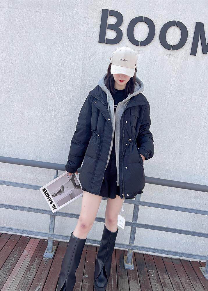 【现货】冬装新款假两件羽绒服，女装羽绒服，可可西米