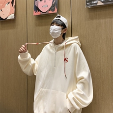 卫衣男生秋季休闲情侣宽松连帽衫XW024P42，男装卫衣，星座1116-2