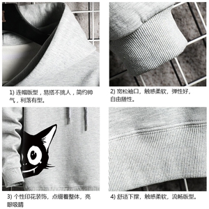 WY2035-P35 加绒款-P40 纯连帽卫衣男大码运动帽衫宽松薄 网格图片