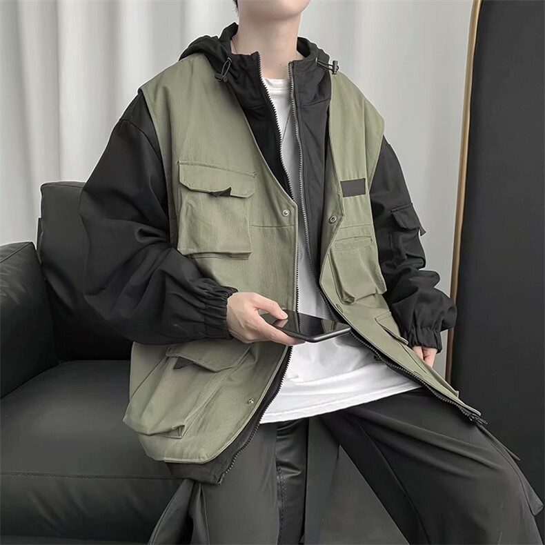 春秋季新款港风青少年夹克男学生韩版宽松潮流工装外套男SY08-P65,男装夹克,星座1008-1