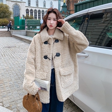 2C273-1022-P205-328复古保暖羊羔毛外套，女装棉衣/棉服，2C273