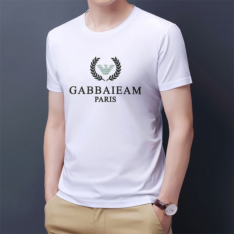 GDN771男士2023年夏季新款圆领T恤男短袖商务休闲体恤男P60,男装T恤,电商B360