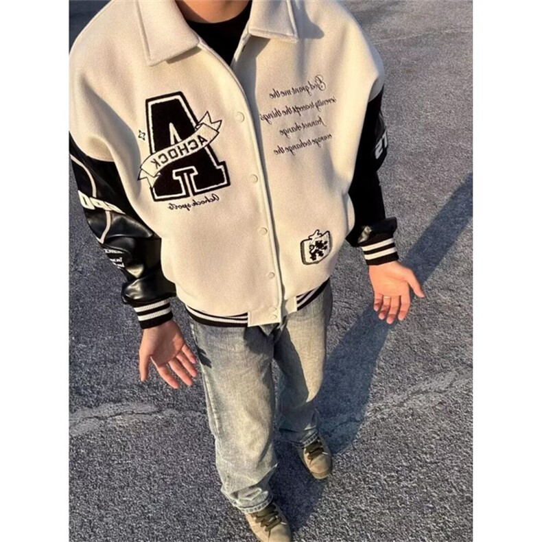 百搭ins刺绣双层棒球服气质流行文艺时尚简约原宿日系J230,女装职业装,星座1116A（原606A-3）