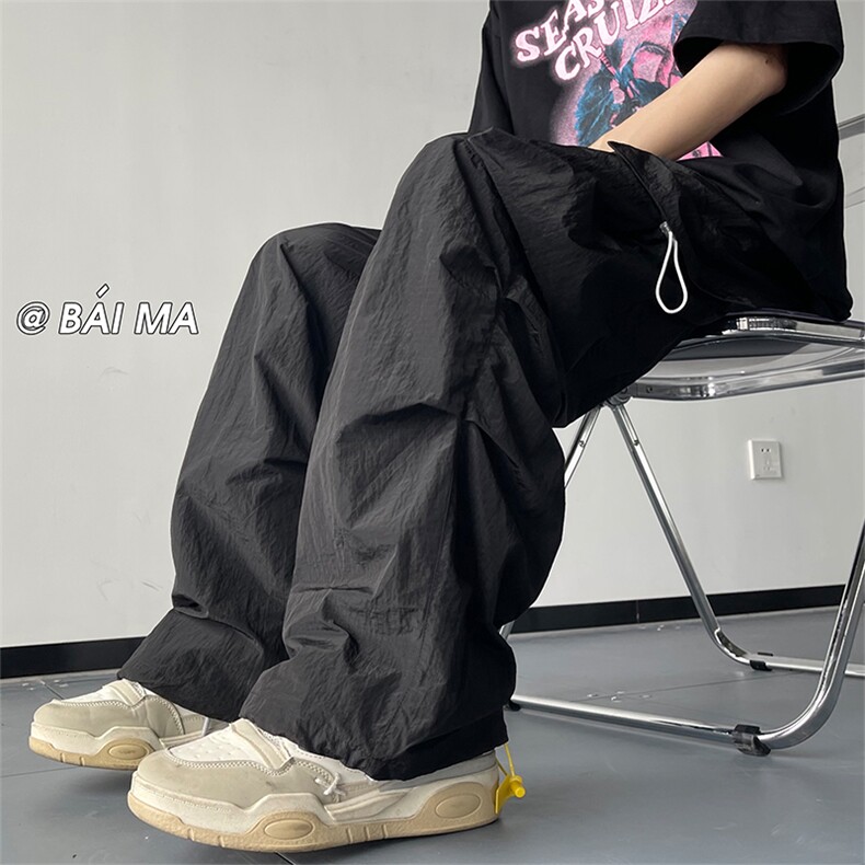 夏季男女多巴胺多口袋工装裤速干宽松休闲裤XZ211-1-K2339-P55图片