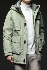 CD8223钱塘2020-2秋冬新款男士潮流时尚面包服连帽羽绒服外套P258图片