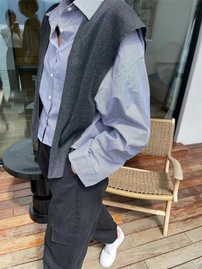 秋款衬衣两件套，其它，玩美