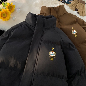现货 抖音得物可供视频 冬季三防加厚羽绒棉衣外套面包棉服 81158图片