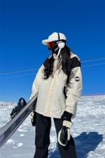 冬款户外连帽滑雪服防水防风防寒保暖中性风外套M35-P125控178，男装棉衣，电商A001