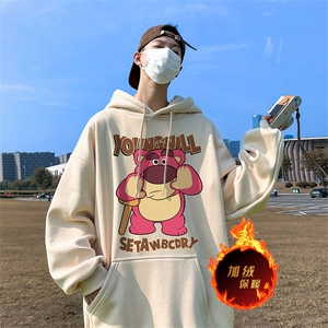 500克重磅秋冬美式加绒加厚卫衣外套 DL510常规特P35绒特P40图片