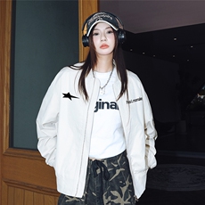 F6014女短款卡其色
