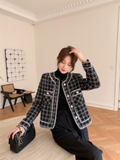 高端定制面料时尚大方优雅时尚外套，其它，荷塘月色