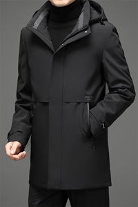 F6911秋冬新款2023年男士休闲羽绒服加厚保暖夹克外套P265图片