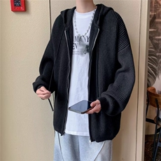 日系文艺港风毛衣男春秋季休闲百搭潮流长袖外套，男装针织衫/毛衣，星座716-2