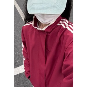 2026 春季新款 港风女模库存5W件可二开夹克M-5X HJ25188-特P35图片