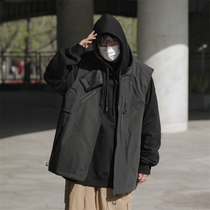 马甲男韩版潮高街帅气2023夏季新款ins宽松百搭个性外套W4805-P49